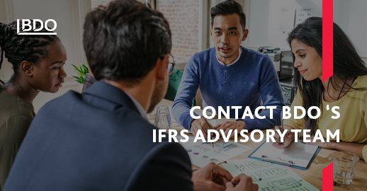 Contact BDO's IFRS Advisory team